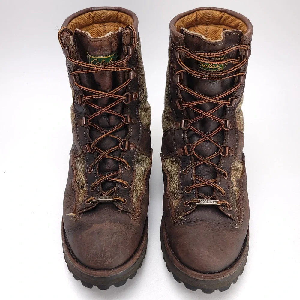 Danner Cabela's ADV Boots Goretex 600g‎ Leather Insulated Men's 10 D Camo 55500X